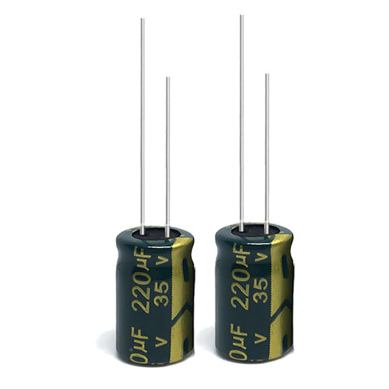 5V220UF8*5V220UF12mm绿金高频低阻0铝电解电容22UF5V厂家现货直
