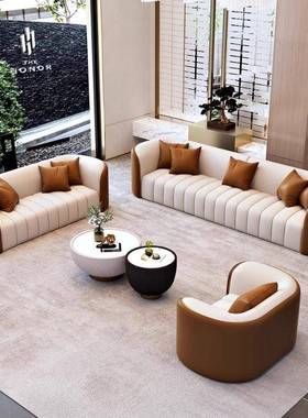 酒店大堂沙客厅务家用沙发发商接洽谈会客68444售楼处办公室待沙