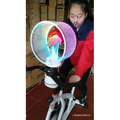 健身发发电车脚踏电机果汁机动单感汁车自发电榨果自NOF行车果汁