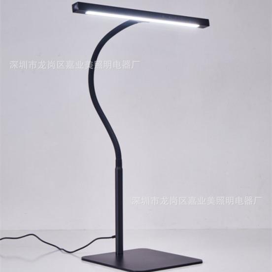 跨境护眼读00台灯简约钢琴光学生书阅桌用可房调调色温触摸LED台