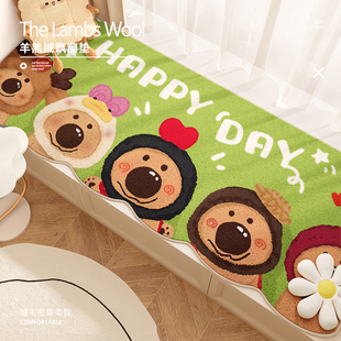 飘窗垫窗台垫可爱卡通不规则异形四季通用儿童房阳台卧室定制垫子