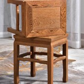 红木家具鸡翅木中式 矮凳铜钱凳方凳仿古客厅小板凳实木长方茶凳