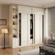 3米骨骼线家用卧室大衣橱柜 2.8 定制实木推拉门衣柜加高2.5 2.6