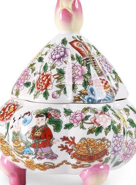 李师傅2024龙年吉祥物西南位富甲天下大花神居明摆件九紫贵人饰品