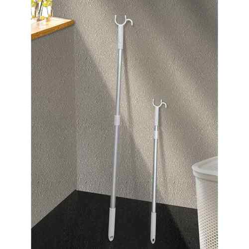 撑衣杆晾衣杆叉丫可伸缩家用宿舍铝杆叉头加长挑挂取衣叉杆晾衣捍