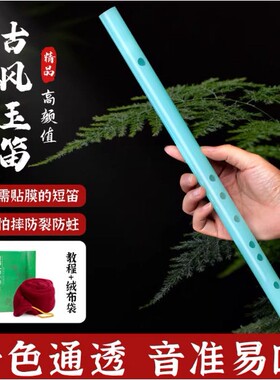 无膜短笛竹笛乐器笛子彷玉石初学迷你小笛子儿童自学古风入门乐器