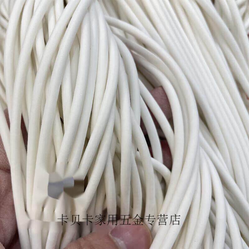 cnc真空吸盘密封条硅胶发泡条圆条白色海绵条实心硅橡胶耐高温VMQ