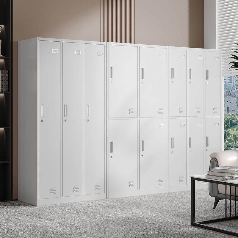 员工衣柜宿舍更钢制储物柜多铁皮柜子存衣包柜换柜带锁文门MR-026