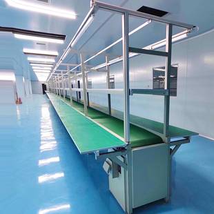 铝合金厂流水线自动皮化车输送转弯带生产间铝工合金电子544组装