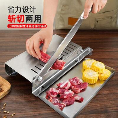 巨帆钢切片机家用小型牛切冻肉羊肉卷土豆蔬切菜铡刀肉切片机自动