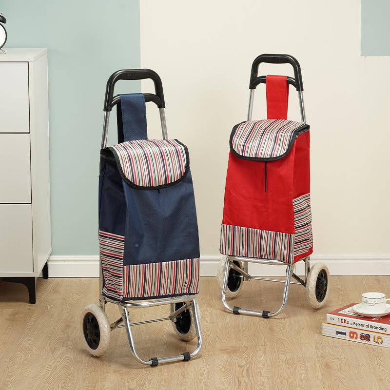 买菜手拉车老年物便捷小推车杆可爬超市009楼手拉购车折叠拉拉货