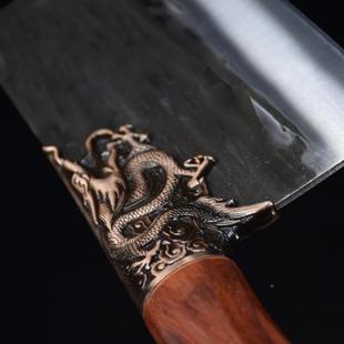 3489巧菜刀轻龙泉市用刀不锈钢切片锋608家利斩切刀厨师刀具