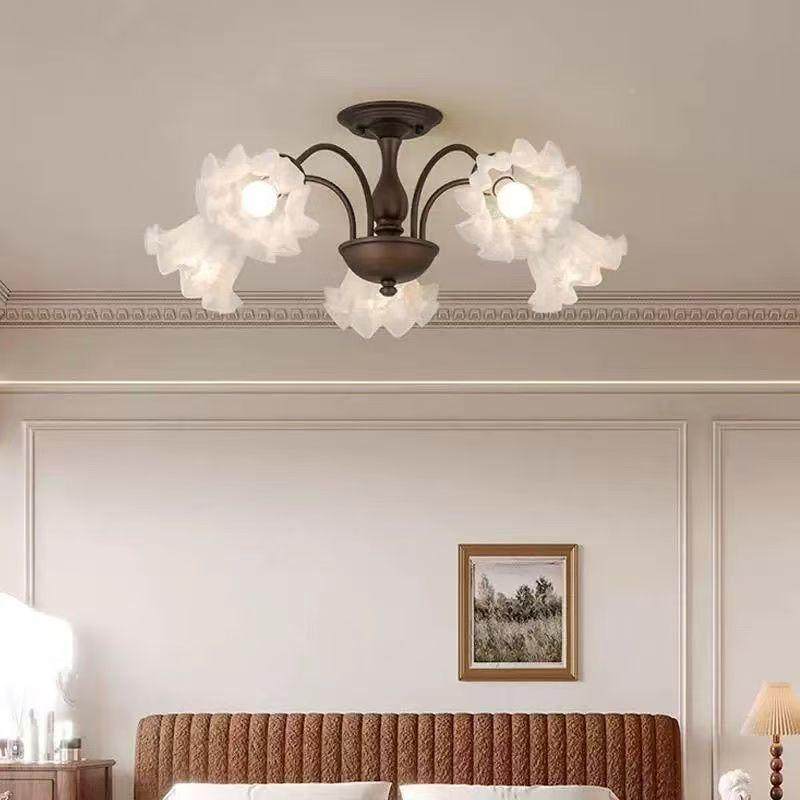 式创法10897式复古客田厅吊灯园美网红铃兰花朵简约意灯具中古餐,家装灯饰光源,智能吊灯,淘宝优惠券,粉丝福利购,淘宝优惠卷