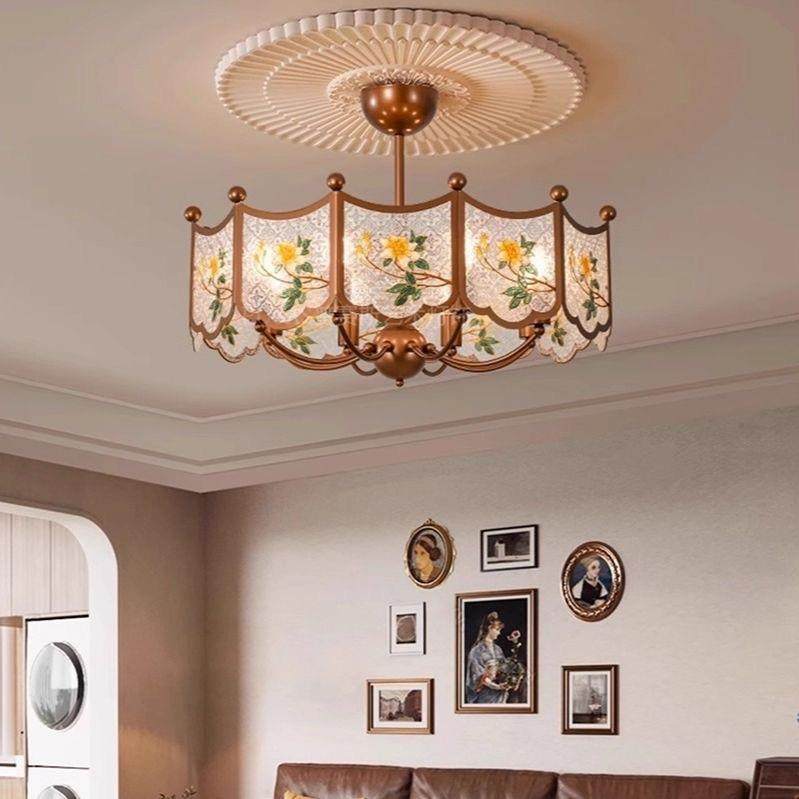 中古风珐客厅吊灯琅彩新中卧式室568灯复灯古书房感宋代美学灯具,家装灯饰光源,智能吊灯,淘宝优惠券,粉丝福利购,淘宝优惠卷