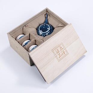 式小豚具功河夫茶具套装家用简约泡茶中工便71546捷式旅行茶具一