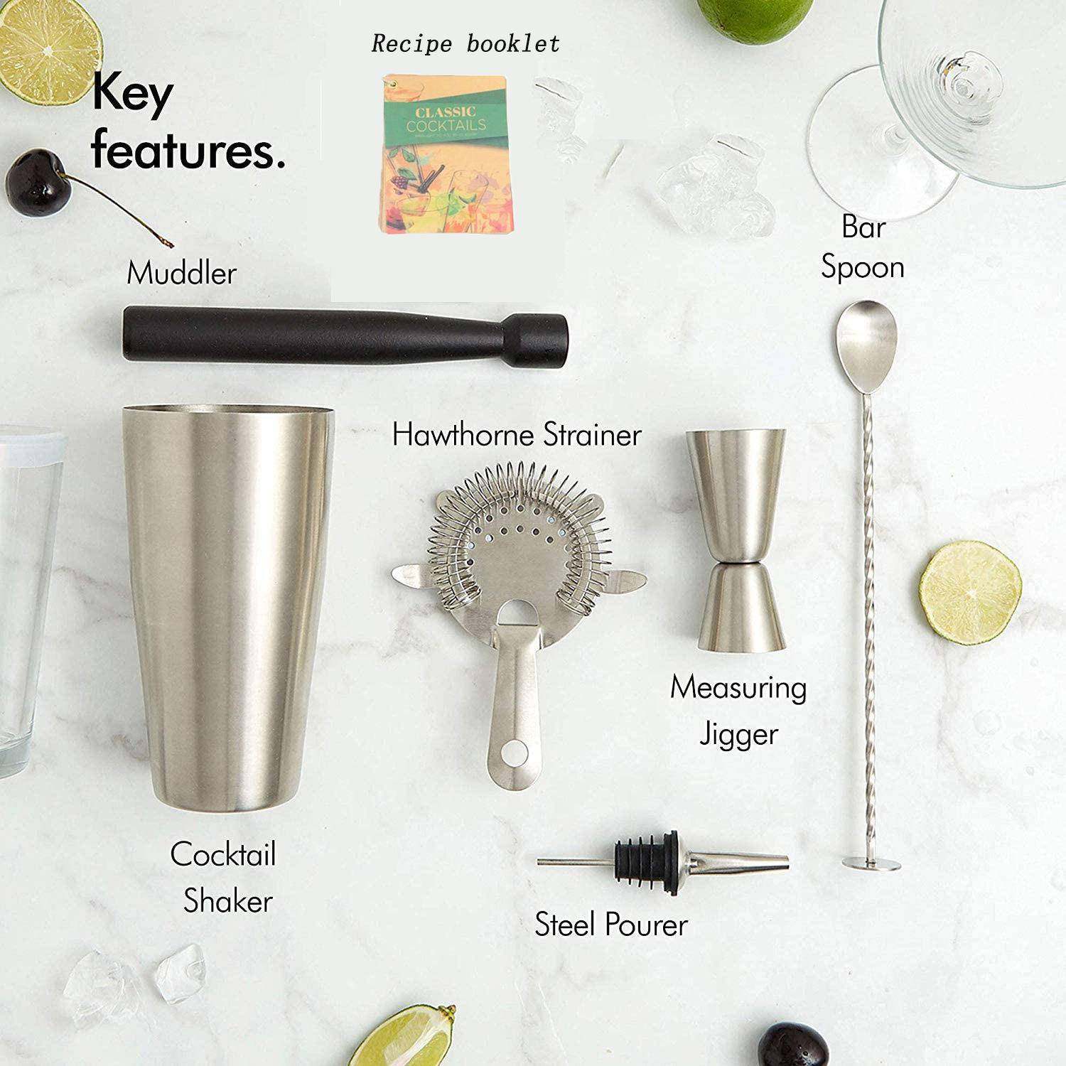 厂l家直供新款酒吧工具家钢用不锈调酒器件套XPY可定彩盒印8制ogo,电子元器件市场,其它元器件,淘宝优惠券,粉丝福利购,淘宝优惠卷