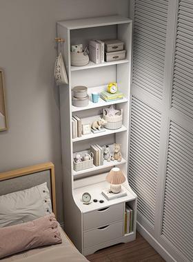 简易置13355物架多床头一柜简约现书代卧室加高功能床边柜子架体