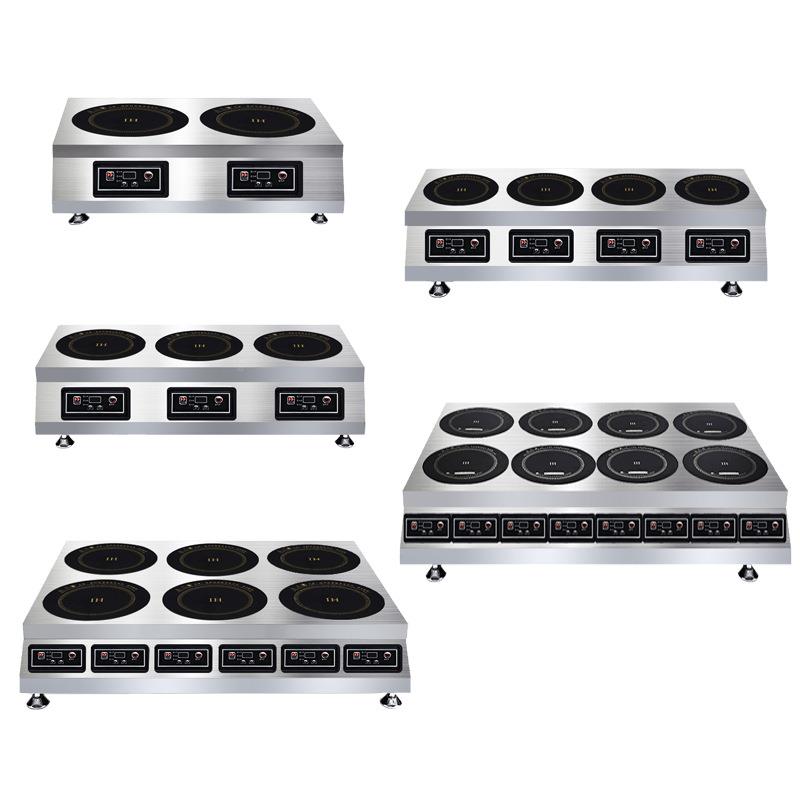 大18313功率柜式多头电陶炉3眼500w四六麻辣灶烫4/6磁头煲仔炉商