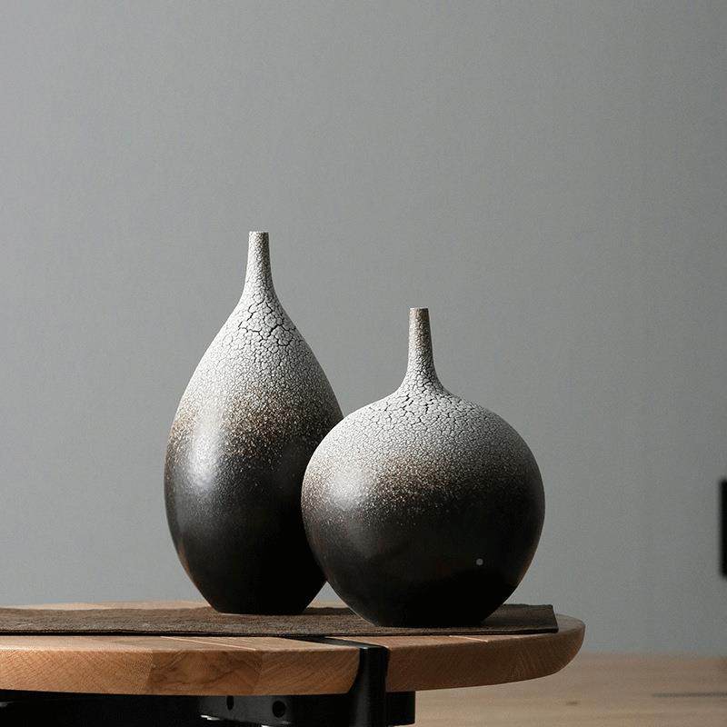 中式陶花瓶件客厅玄关插花小口花器创摆瓷SWL意窑新变,橡塑材料及制品,工业陶瓷,淘宝优惠券,粉丝福利购,淘宝优惠卷