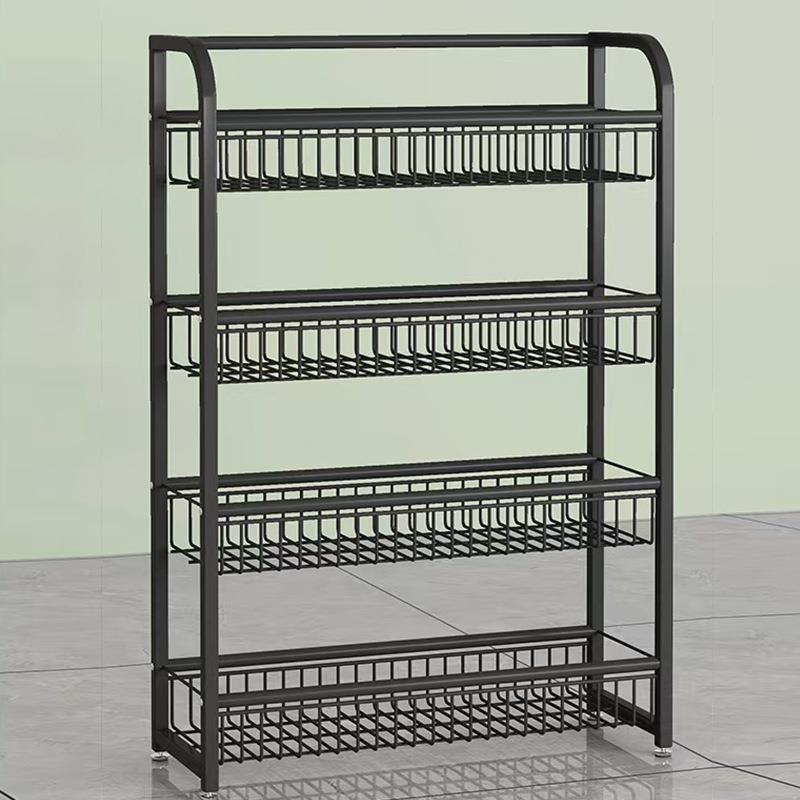 多多层置物层置物架零市可移超动带轮饮料食零食架多层口物香糖小