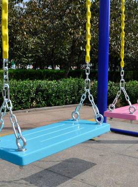 铁链实木坐板秋板千户外家秋用木庭院儿童双人饰荡千装38548阳台