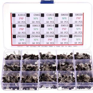 750PCS15VA1015C945C1815S8050等PNPNPN通用晶体管分类套件