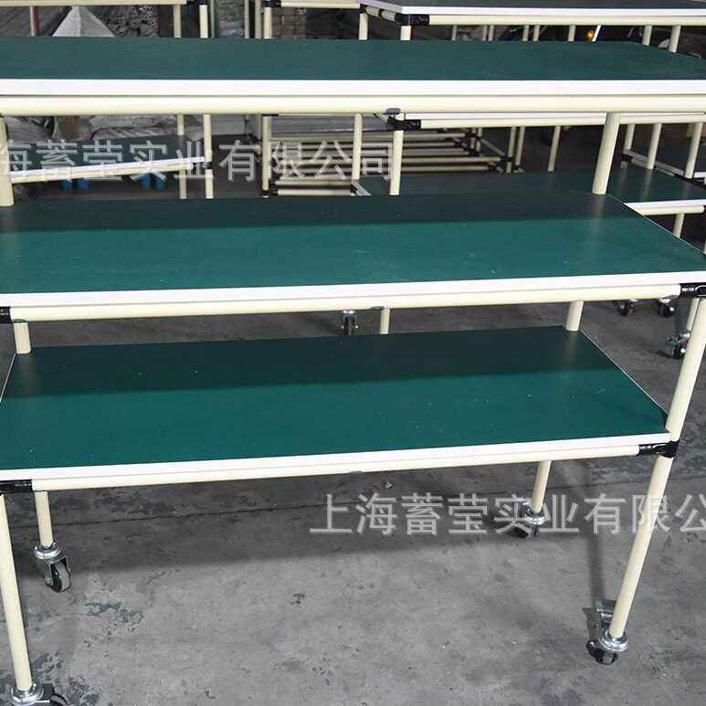 厂家供应批发销售覆塑管复合管线棒精益管防静电工作台推车