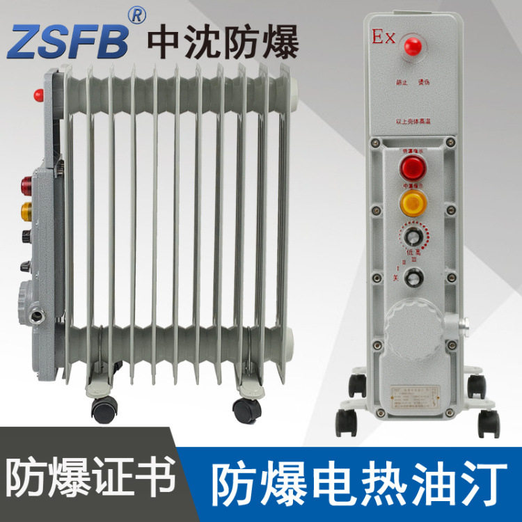 BDN58-3KW防爆密闭式电热油汀电暖气取暖器功率3000W13片电压220V