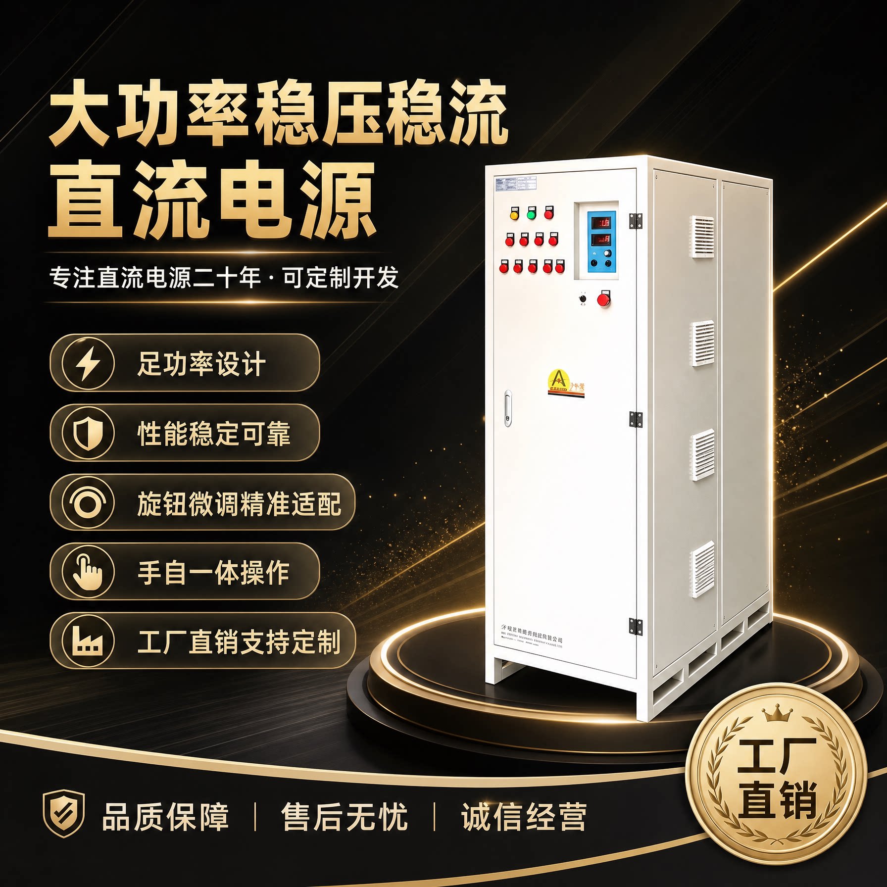 二十三年工厂直销大功率直流电源