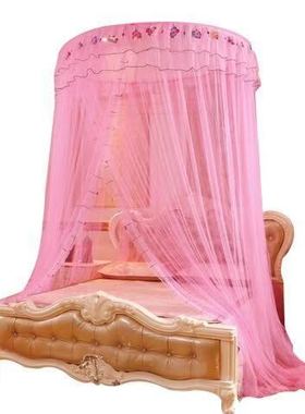 送吸盘挂钩 免安装加密圆形吊顶蚊帐落地公主双人1.21.51.8米60cm