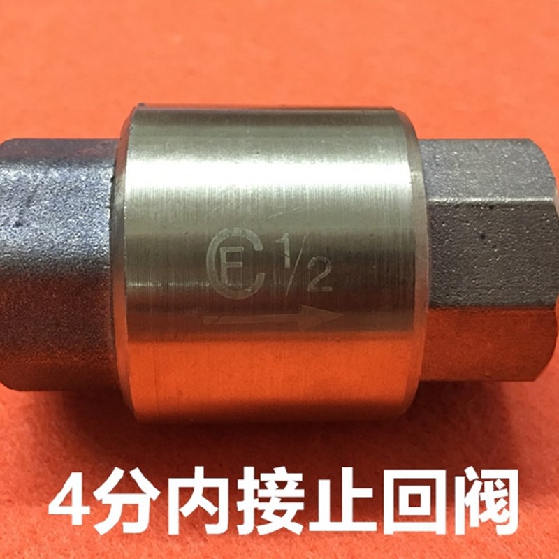 蒸汽发生器电加热锅炉止水阀底阀立式止回阀4分单向逆流回水阀门