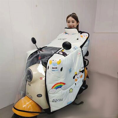 2023新款斗篷式挡风被冬季电动车防风防寒防水加绒加厚保暖冬款