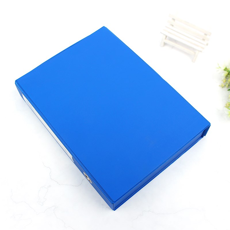 10个装盛欣档案盒pvc带夹资料盒皮革磁扣文件盒a4加大办公收纳盒