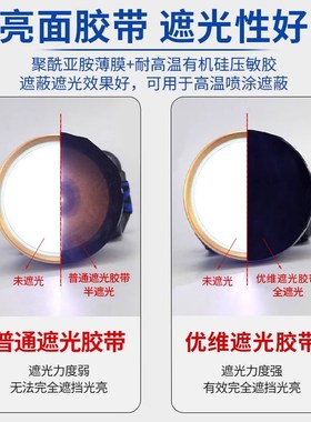 手机电芯保护绝缘贴纸 锂电池小板封边包边黑色膜 全遮光修补胶带