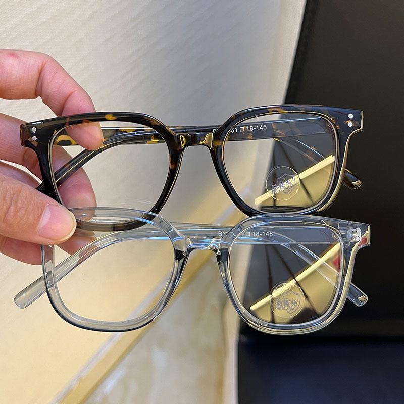 儿童复古装饰眼镜男女童个性走秀方框眼镜潮酷洋气平光镜凹造型潮