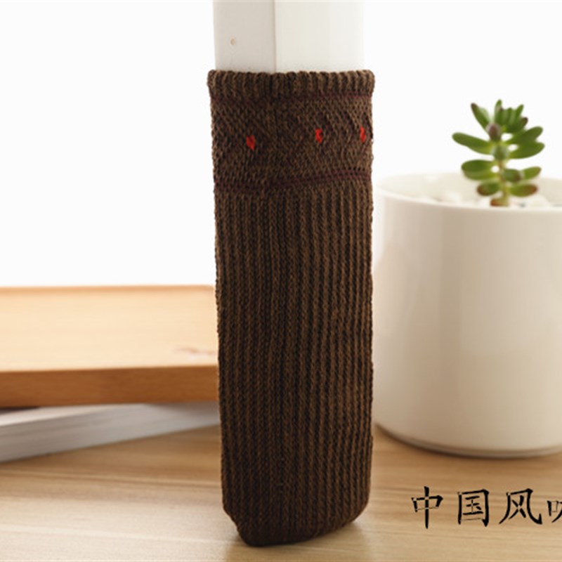 椅子脚套耐磨简约24只装双层桌椅板凳保护套静音防脱门把手套