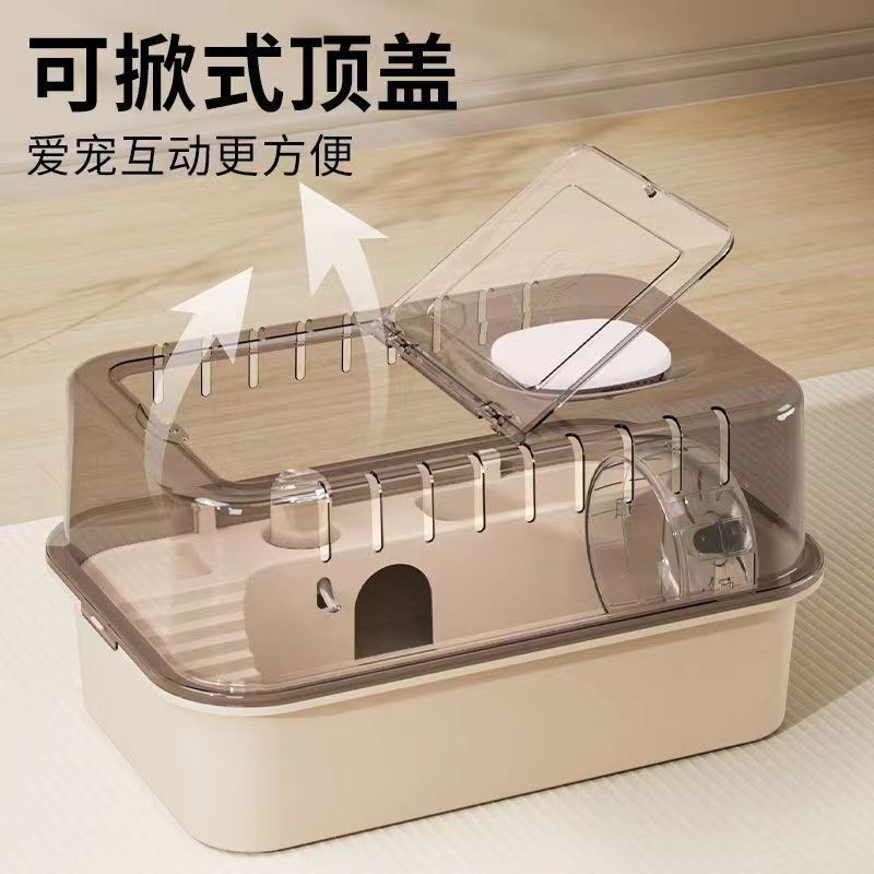 金丝熊小仓鼠秋冬笼子专用实木大空间新手全套超大别墅豪华双层窝