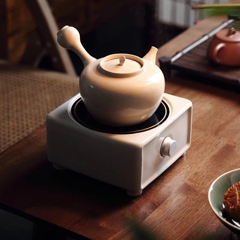 新款电陶炉煮茶炉煮茶壶煮茶器网红电陶壶简约烧水壶泡茶中式陶壶