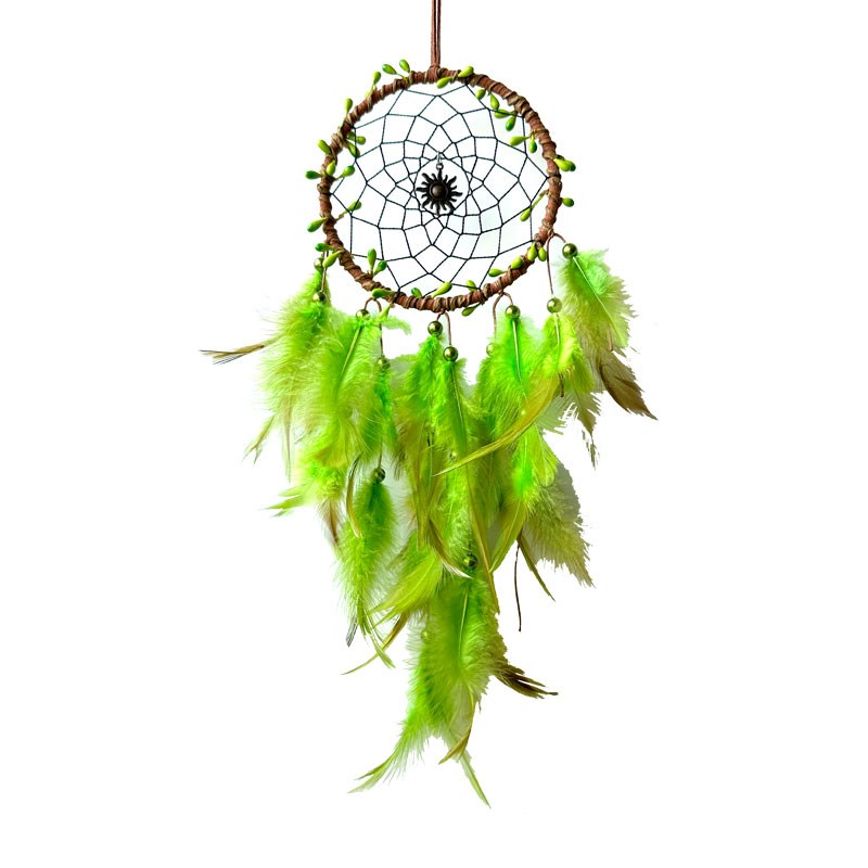 团建活动捕梦网材料diy风铃编织羽毛房间装饰手工课祝福节日礼物