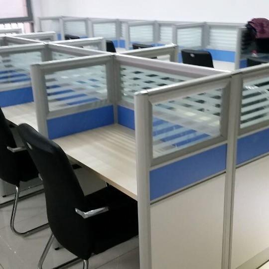 济南办公家具屏风办公桌屏风工作位办公卡位4人位办公桌