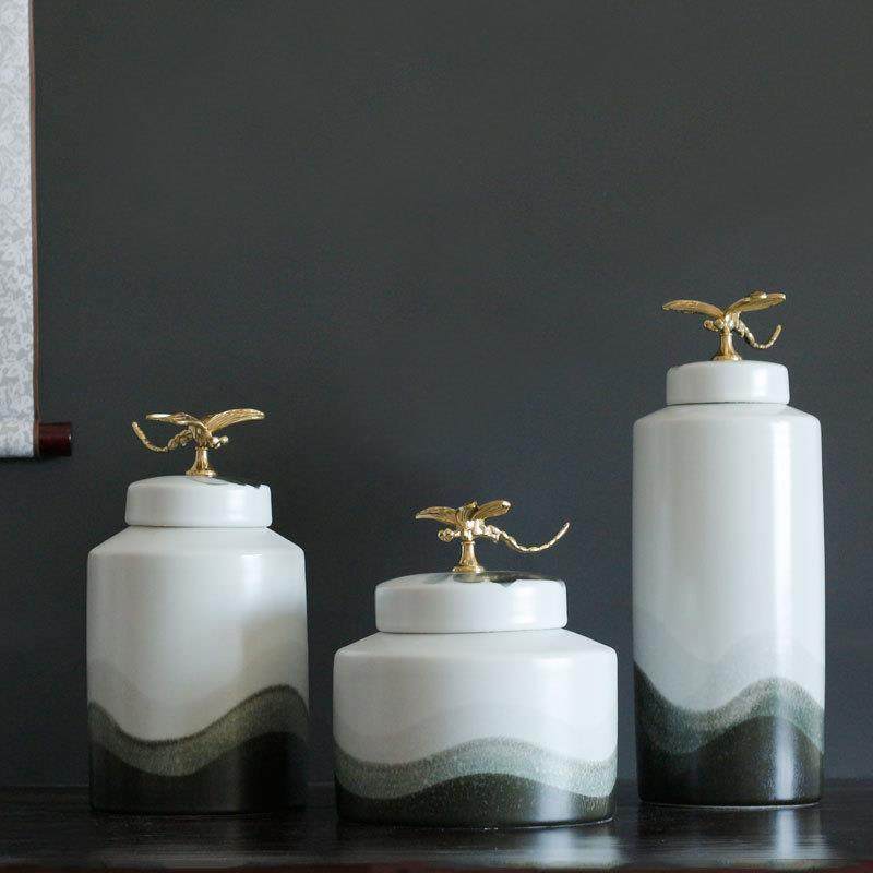 新中式陶瓷电视柜摆件客厅玄关桌软装饰品花瓶样板房家居储物摆设,纺织面料/辅料/配套,纺织机械配件,淘宝优惠券,粉丝福利购,淘宝优惠卷