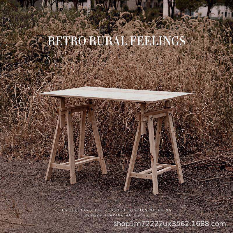 实木升降款桌腿支架工作台复古做旧拍照道具桌子台面原木条长凳,纺织面料/辅料/配套,纺织机械配件,淘宝优惠券,粉丝福利购,淘宝优惠卷