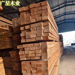 红白硬杂木实木高密度各种规格木板枕木垫木用途耐磨防腐承重木材