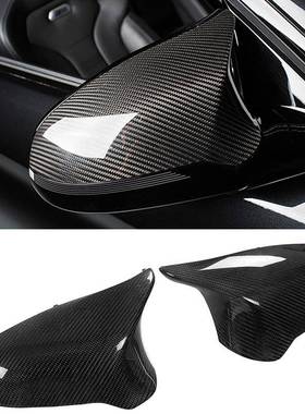 适用于宝马4系F80F82碳纤牛角镜壳F80M3F82M4替换式牛角镜壳