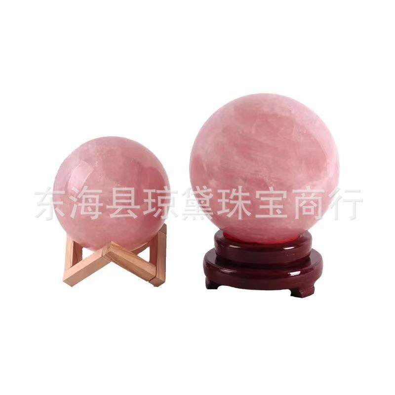 天然消磁热卖粉水晶球摆件办公家居生活摆件水晶工艺饰品,纺织面料/辅料/配套,纺织机械配件,淘宝优惠券,粉丝福利购,淘宝优惠卷