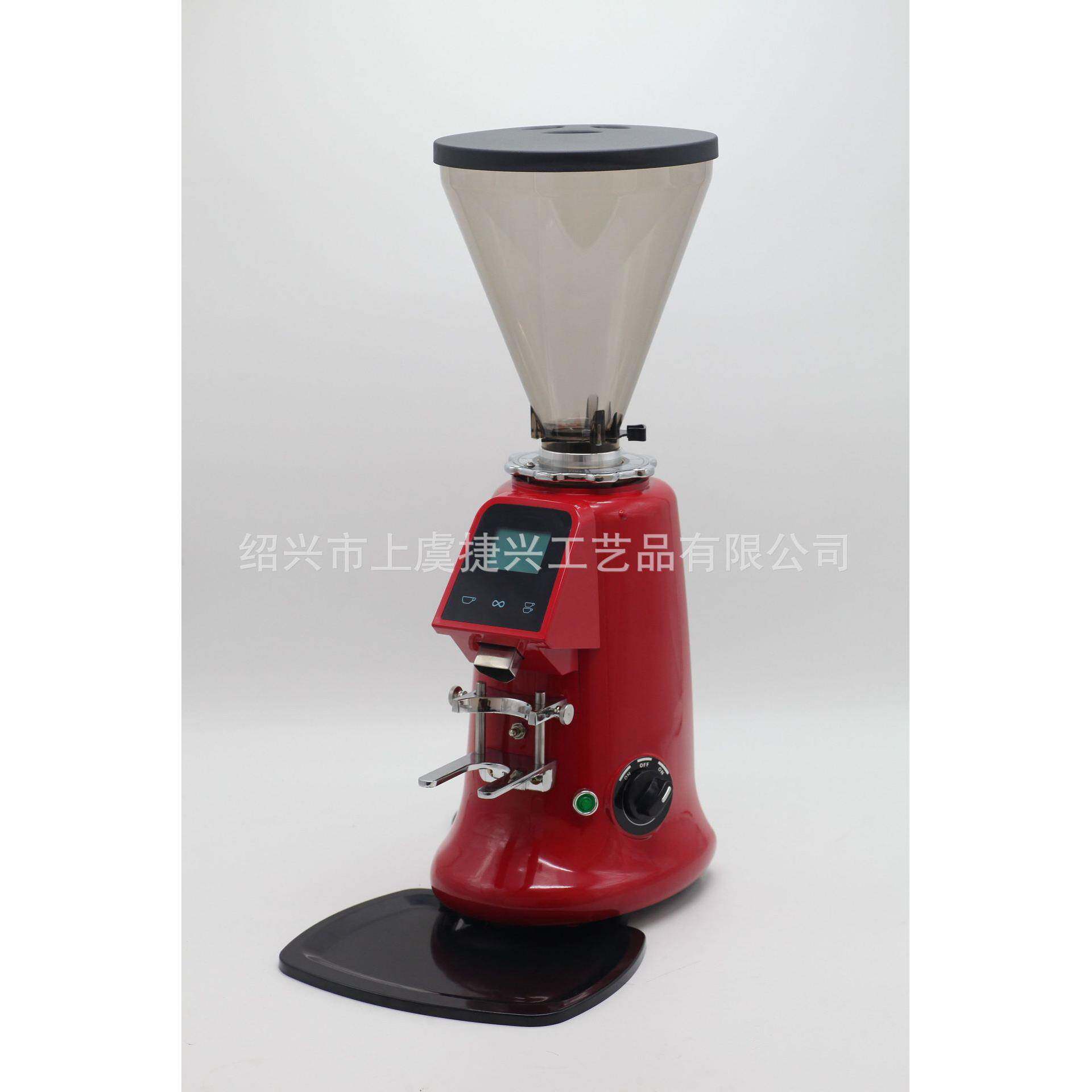 意式定量触摸屏磨豆机JX-600AD(64MM镀钛磨盘）