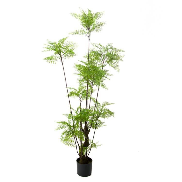 1.8米仿真假树马尾蕨树文竹沙罗树波斯客厅橱窗盆景盆栽