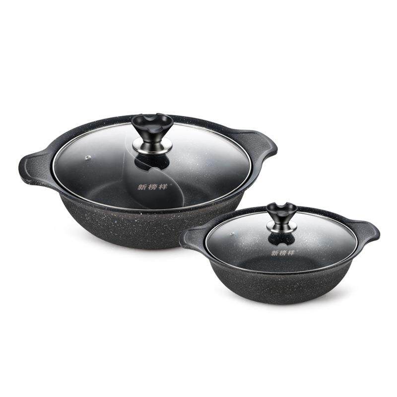 永康锅具麦饭石汤锅火锅鸳鸯锅直销压铸不变形电磁炉通用,纺织面料/辅料/配套,纺织机械配件,淘宝优惠券,粉丝福利购,淘宝优惠卷