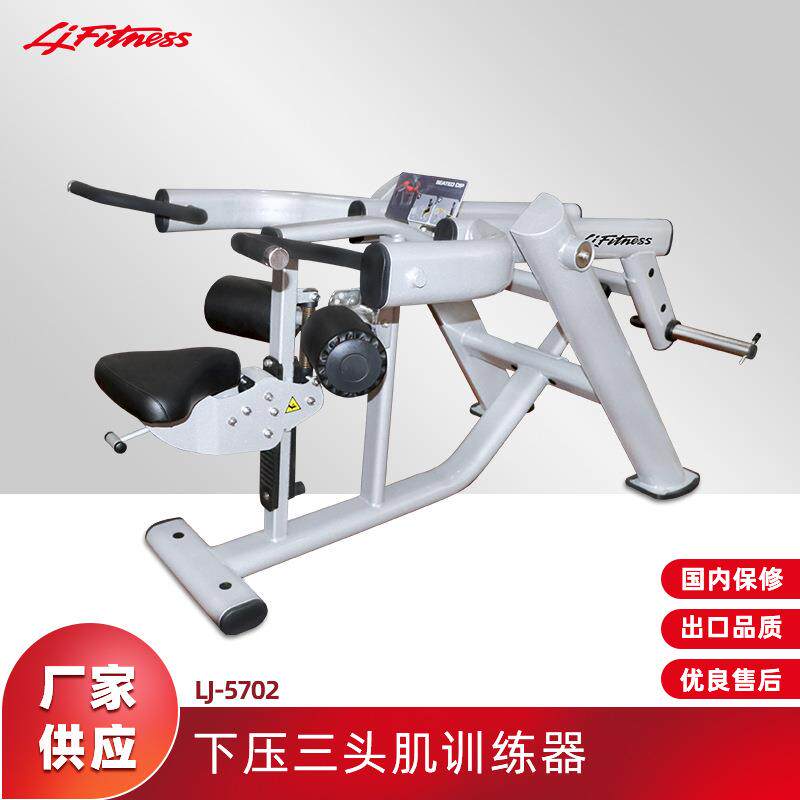 健身房坐姿引体挂片式肱三头肌自由力量训练器材直销