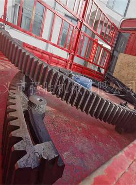 供应烘干机大齿轮规格按需制作烘干机轮带长期